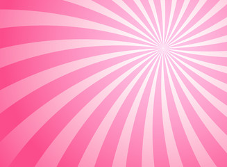 Obraz premium Sunlight swirl rays wide background. pink spiral burst wallpaper.
