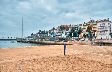 Cityscape in Cascais, Portugal.
