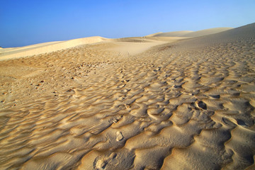 Zahaq sand dune in Socotra island, Yamen.