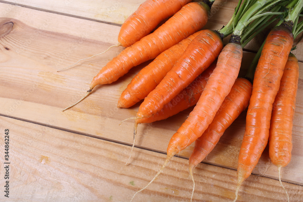 Poster Carrots harvest