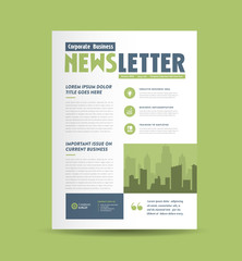 Business Newsletter Cover Design | Journal Design | Monthly or Annual Report Design 