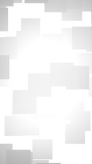 White abstract background. Misty backdrop with grey squares. 3D illustration