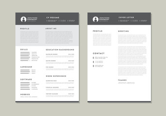 Curriculum vitae CV Resume Template Design