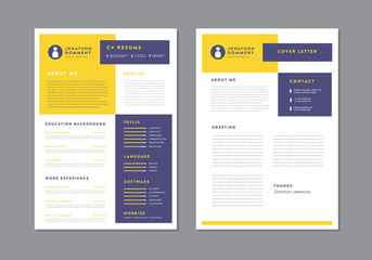 Curriculum vitae CV Resume Template Design