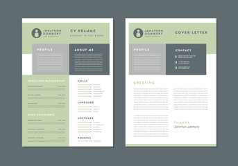 Curriculum vitae CV Resume Template Design