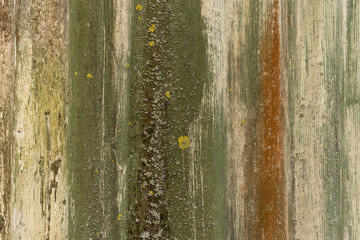 Old dirty slate with moss