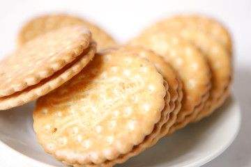 Assortiment de biscuit sur fond neutre
