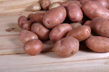 Pink potatoes