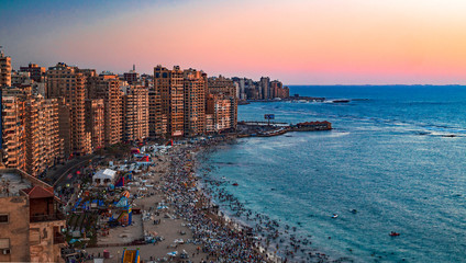 Alexandria: roof view
