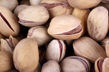 Pistachio nuts background