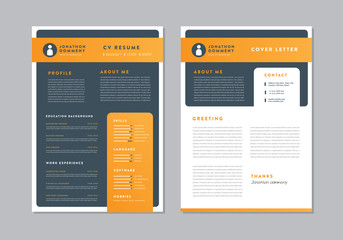 Curriculum vitae CV Resume Template Design