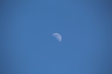 Mond am Tag