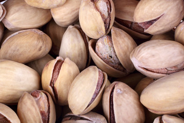 Pistachio nuts background