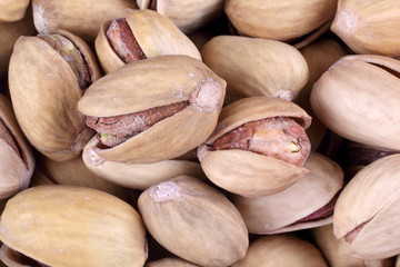 Pistachio nuts background