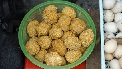 street market scene in hanoi