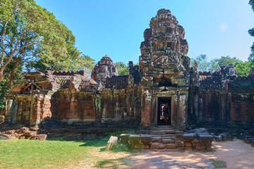 Ta Som temple Khmer temple at Angkor Thom is popular tourist attraction, Angkor Wat Archaeological...