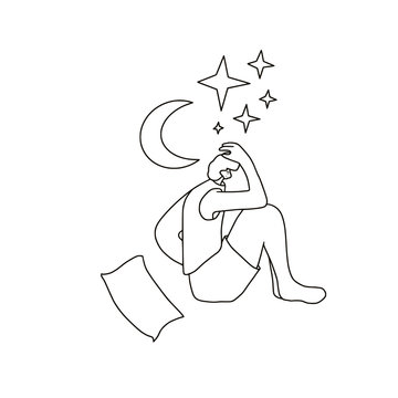 recommend clip art: Mental disoder. Young people sitting on the floor.
