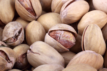 Pistachio nuts background