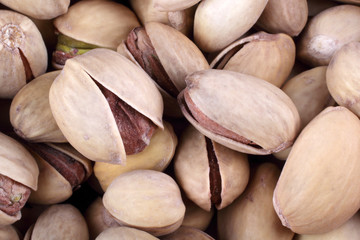 Pistachio nuts background
