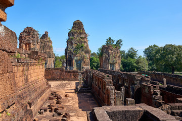 Pre Rup Khmer temple at Angkor Thom is popular tourist attraction, Angkor Wat Archaeological Park in Siem Reap, Cambodia UNESCO World Heritage Site