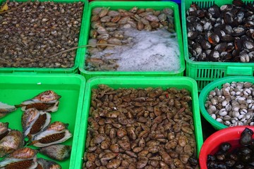 fresh products at singapores market