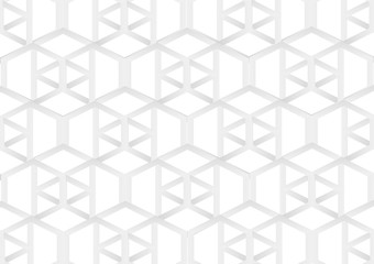 White abstract 3d pattern background. Vector polygon wallpaper texture.