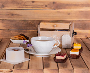 tea and pastries