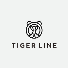 tiger logo / panther logo vector