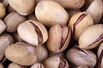 Pistachio nuts background