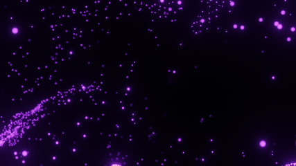 Abstrakt Partikel All Weltall Partikelsystem Hintergrund Leuchtende Sterne