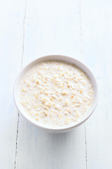 Oats porridge in bowl