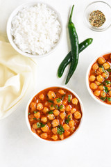 Indian style roasted chickpeas
