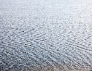 Water surface with ripples.