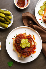 Nashville hot chicken sandwich