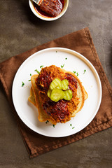 Nashville hot chicken sandwich