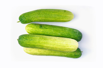 cucumber vegetable isolated on white background