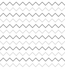 Fototapeta premium Zig-zag seamless vector pattern.