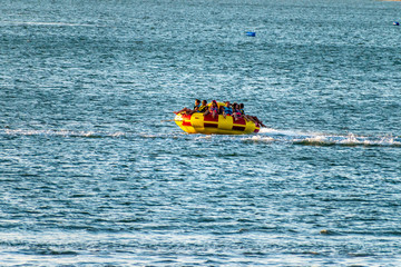 speed boat on the sea