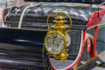 old car headlight