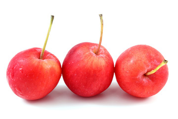 Red crabapples