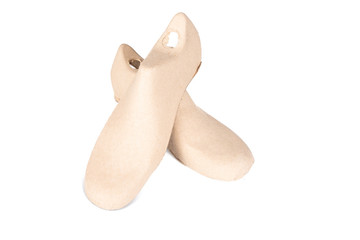 Shoetree keeper isolated on white background for shoes luxury