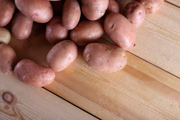 Pink potatoes