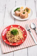 タラコ料理　二種類