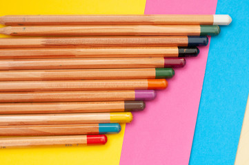 Naklejka premium colored pencils