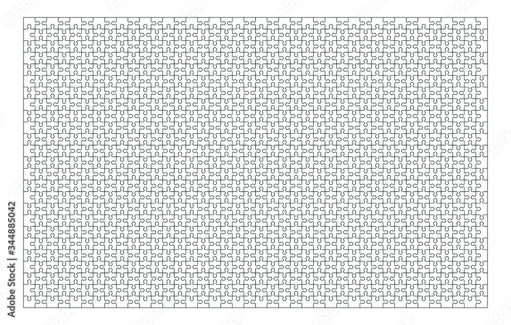 Poster set of one thousand pieces. puzzle with different types of details and the ability to move each part
