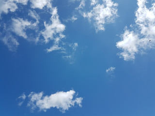 clouds spirng blue sky for background