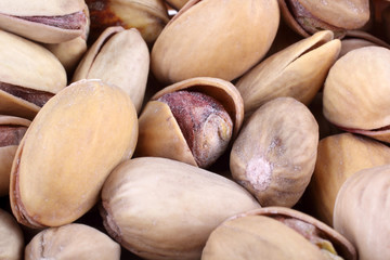 Pistachio nuts background