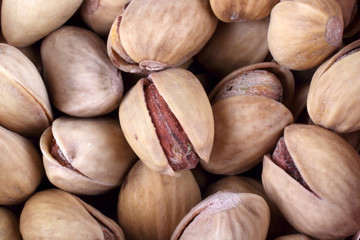 Pistachio nuts background