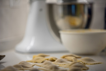 Italian pasta ravioli