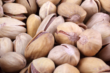 Pistachio nuts background